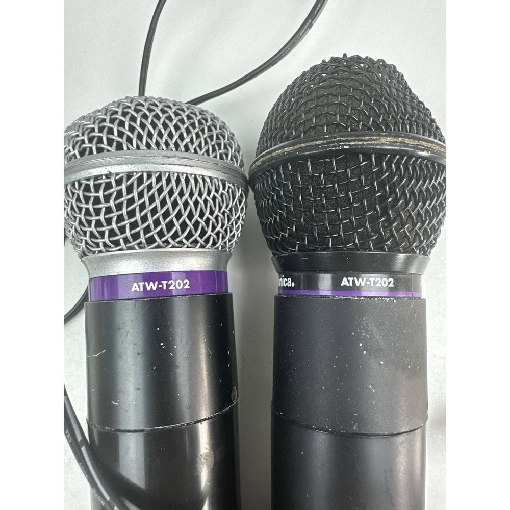 Audio-Technica ATW-T202 Wireless Mics + AD1210A Power Supply Lot FOR PARTS - Picture 4 of 13